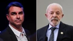 Debate na Band: Lula e Flávio Bolsonaro se enfrentam