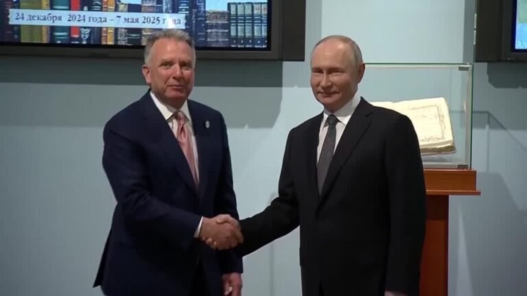 Witkoff chega a São Petersburgo para reunião com Putin