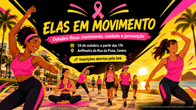 Elas em Movimento chega ao Centro em 24 de outubro