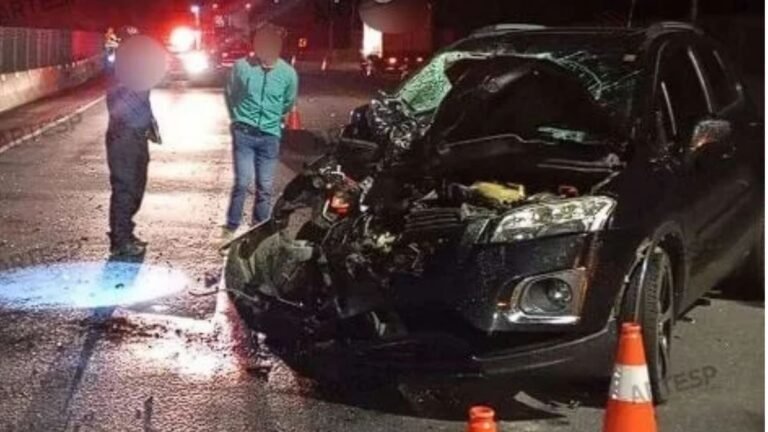 Acidente fatal no Contorno Sul deixa duas vítimas mortas