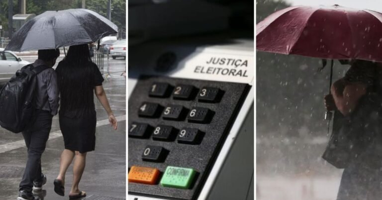 Ciclone traz temporais ao Sul antes do segundo turno