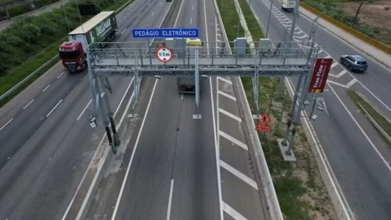 Pedágio eletrônico da Dutra fica 4,4% mais caro a partir desta sexta (23)