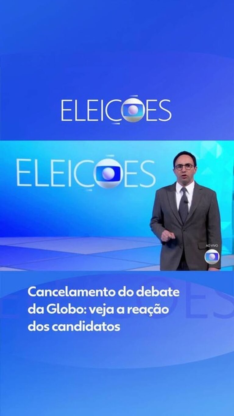 Globo cancela debate presidencial antes das eleições